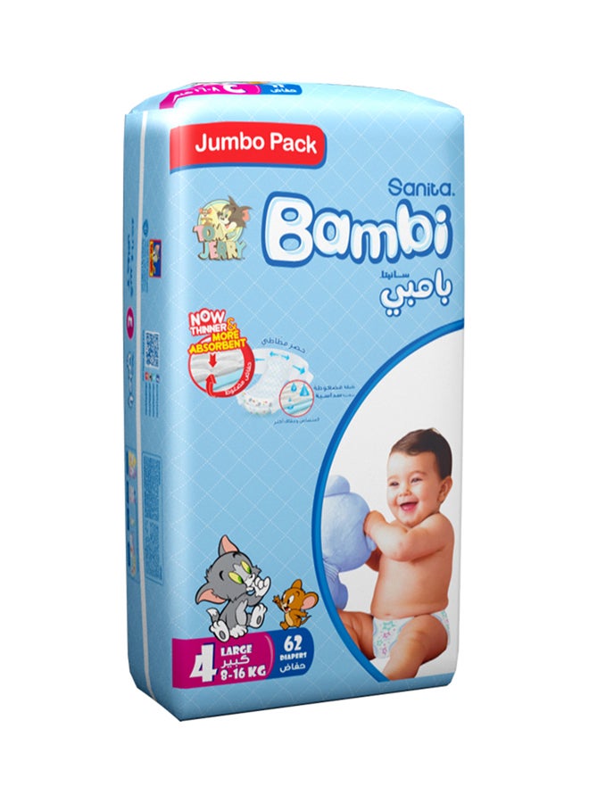 Sanita Bambi Disposable Diapers Large Size 4