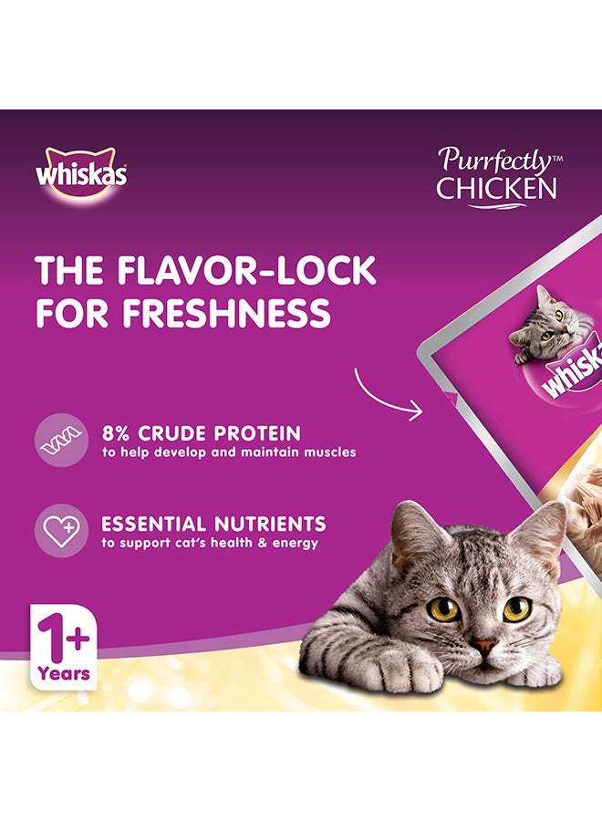 Whiskas Purrfectly Chicken Entree Wet Cat Food 85g