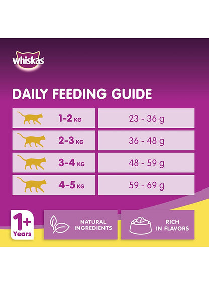Whiskas Chicken Dry Cat Food 480g