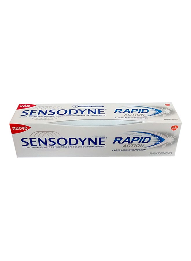 Sensodyne Rapid Action Whitening Toothpaste 75ml