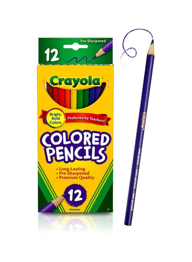 Crayola 12-Piece Colour Pencil Set - Multicolour