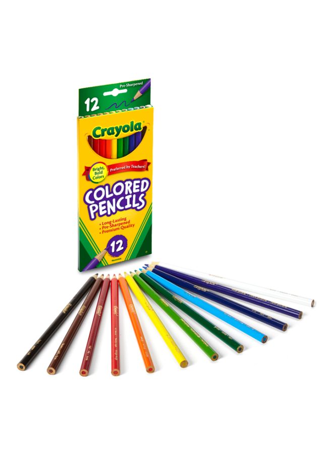 Crayola 12-Piece Colour Pencil Set - Multicolour