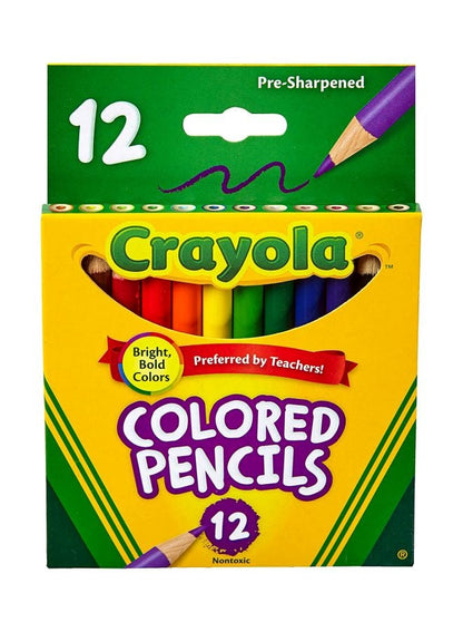 Crayola 12-Piece Colour Pencil Set - Multicolour