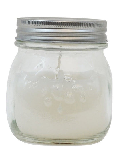 WAX WORKS Citronella Vintage Jar Candle White/Clear
