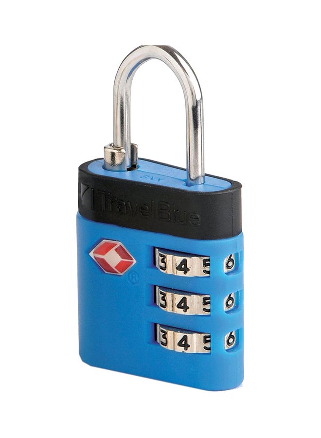 Travel Blue TSA Combi De-luxe Luggage Lock Blue