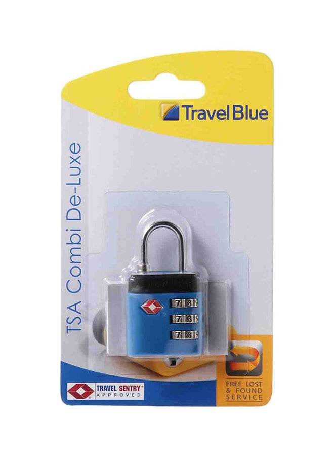 Travel Blue TSA Combi De-luxe Luggage Lock Blue