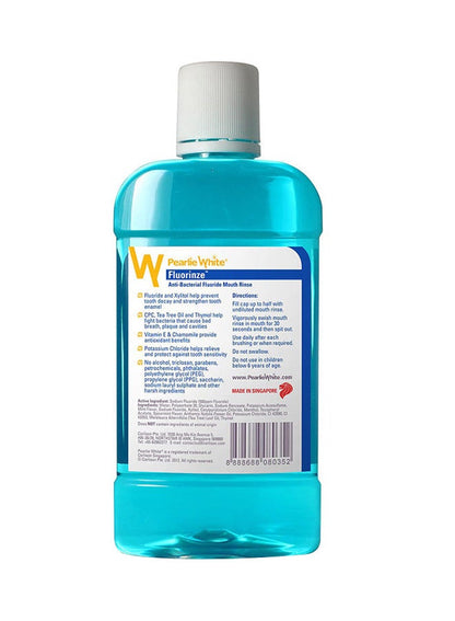 Pearlie White Fulorinze Mouth Wash 500ml