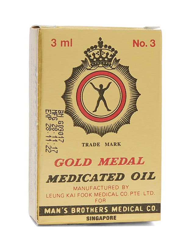 Gold Medal Medicated Oil 3ml - Premium Pain Relief