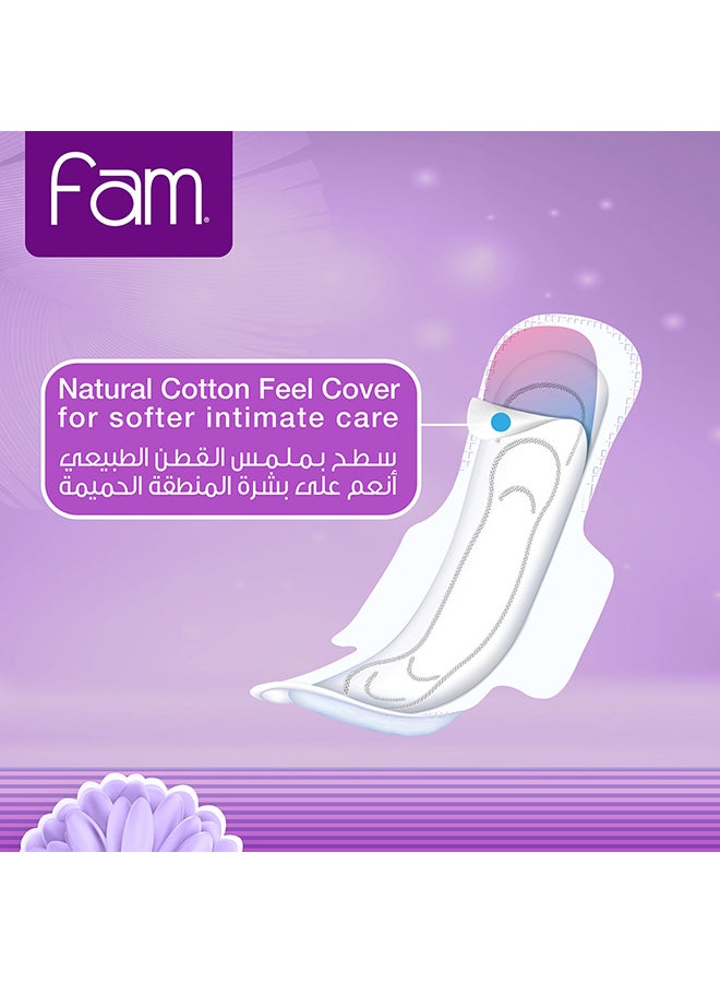 Fam Feminine Napkins Extra Thin Night with Wings