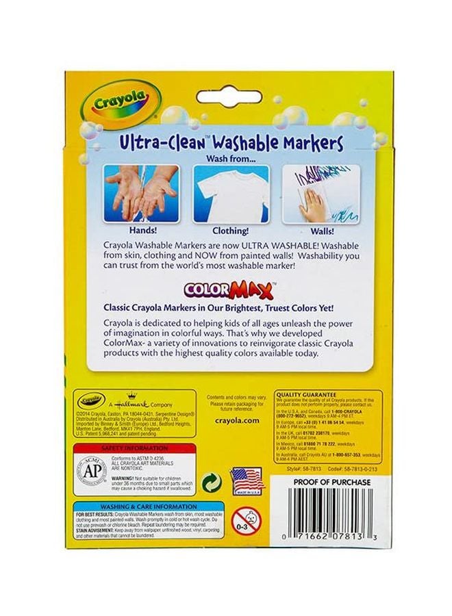 Crayola 12-Piece Ultra-Clean Fine Line Marker