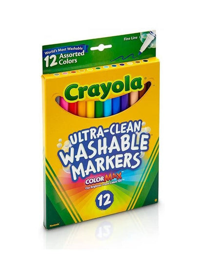 Crayola 12-Piece Ultra-Clean Fine Line Marker