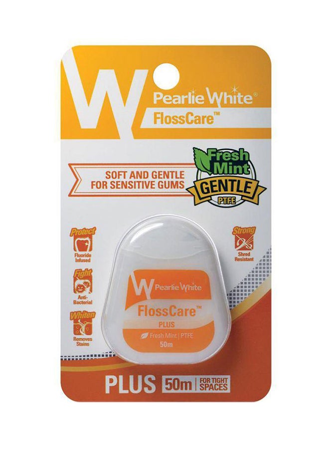 Pearlie White Fresh Mint Flosscare Plus 50m