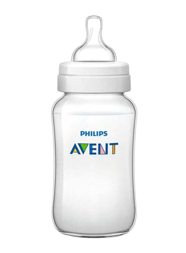 Philips Avent Set of 2 Classic Plus Feeding Bottle - Clear, 260 mL