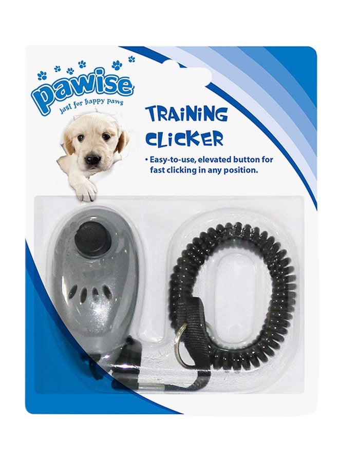 Pawise Training Clicker Grey/Black - Premium Pet Supplies