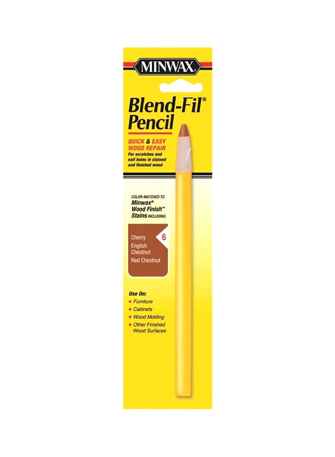 Minwax Blend-Fil Quick Wood Repair Pencil - 6 Red Chestnut