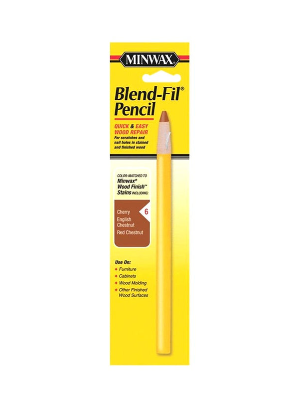 Minwax Blend-Fil Quick Wood Repair Pencil - 6 Red Chestnut