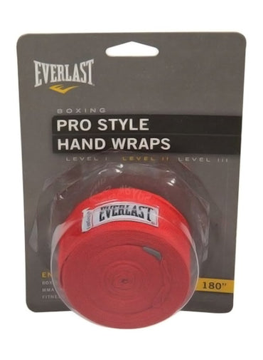EVERLAST Level 2 Boxing Hand Wrap Red 180inch