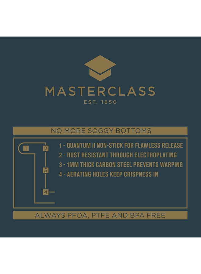 MASTERCLASS Non-Stick Pizza Tray 32cm