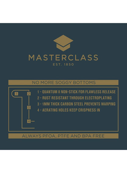 MASTERCLASS Non-Stick Pizza Tray 32cm