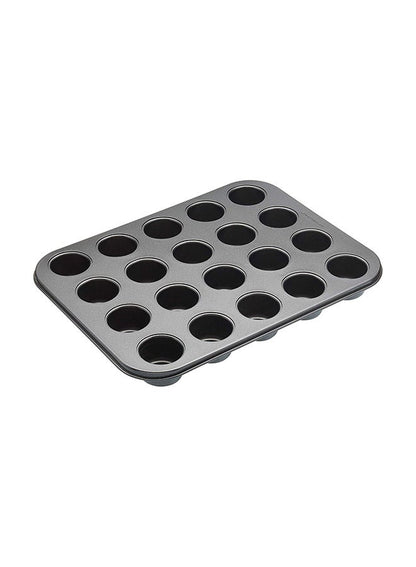 MASTERCLASS Mini Cheesecake Loose Base Pan Black