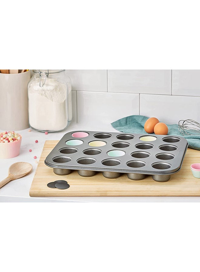 MASTERCLASS Mini Cheesecake Loose Base Pan Black