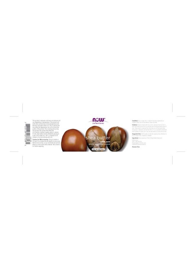 Now Foods Pure Shea Butter Moisturizer 198g