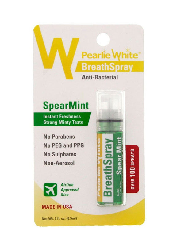 Pearlie White Breath Spray Spear Mint 8.5ml