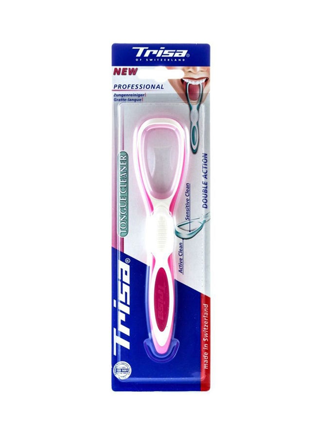 TRISA Double Action Tongue Cleaner White