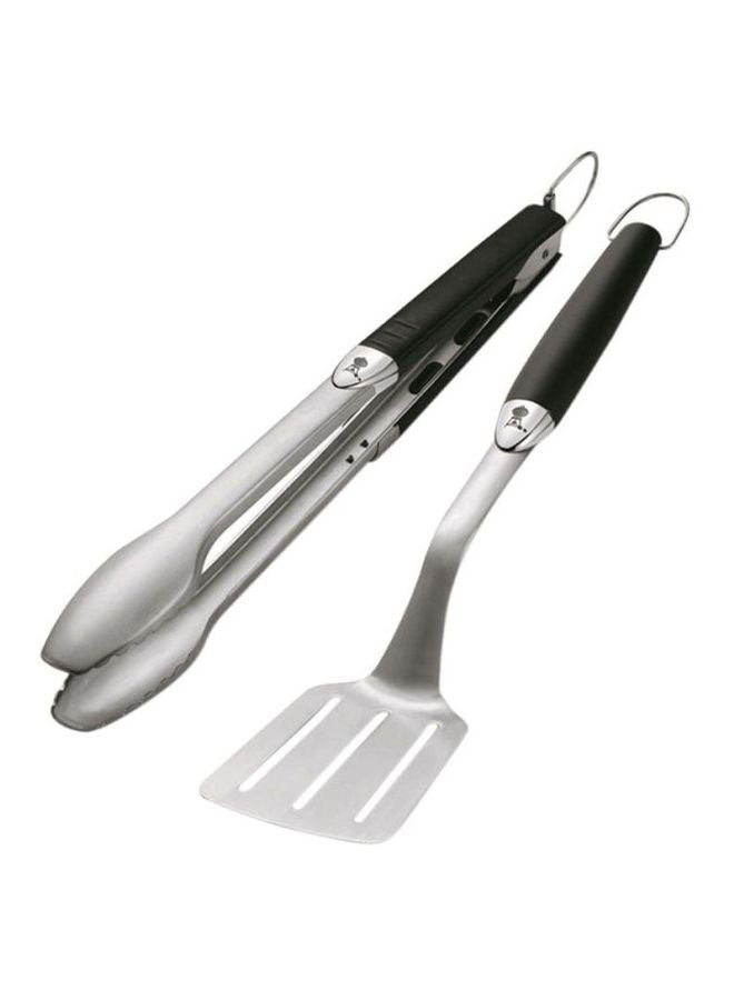 Weber 2-Piece Stainless Steel Grilling Tool Set