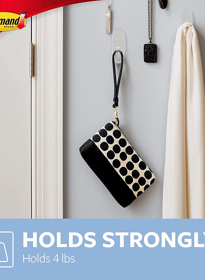 Command 17093 Clear Hook with Strips - Premium Quality
