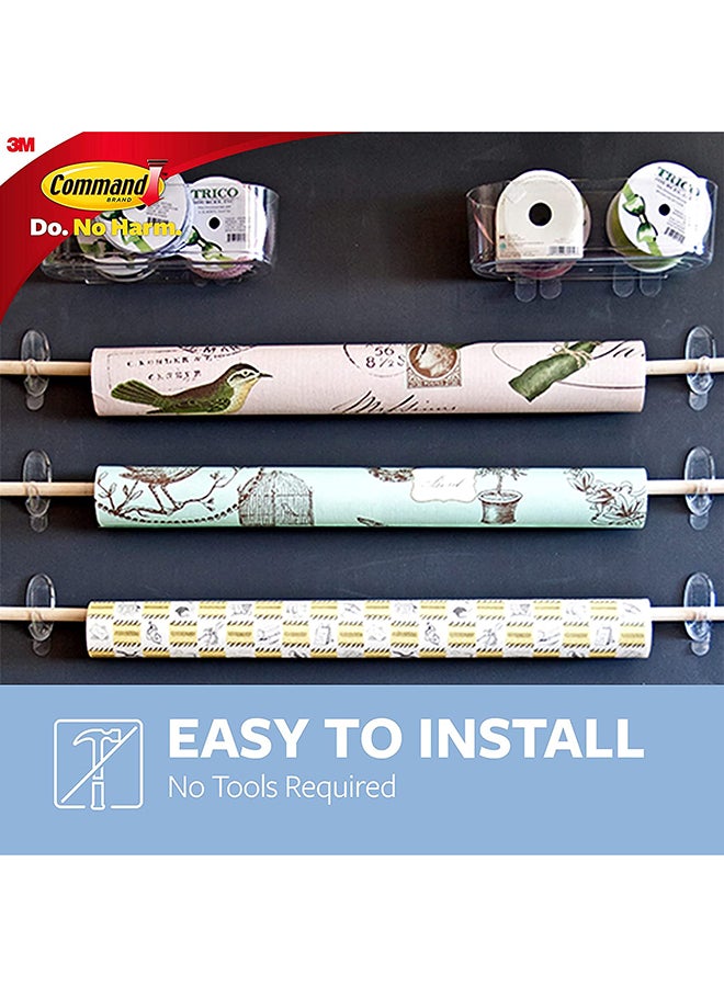 Command 17093 Clear Hook with Strips - Premium Quality