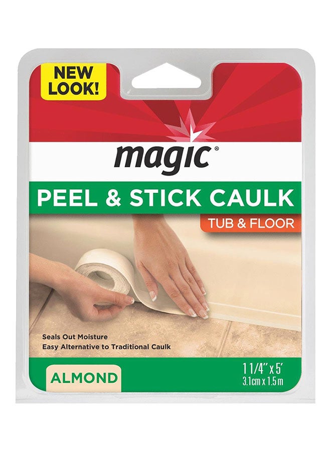 Magic Peel And Stick Caulk Almond | Magic