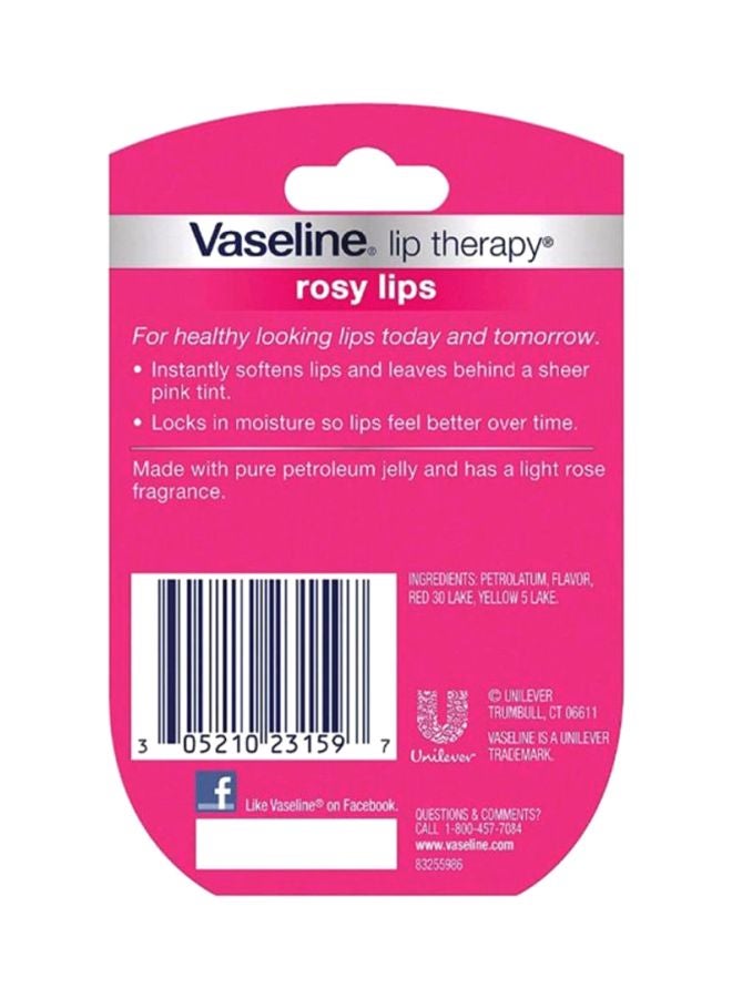 Vaseline Rosy Lip Therapy Balm Pink 7g