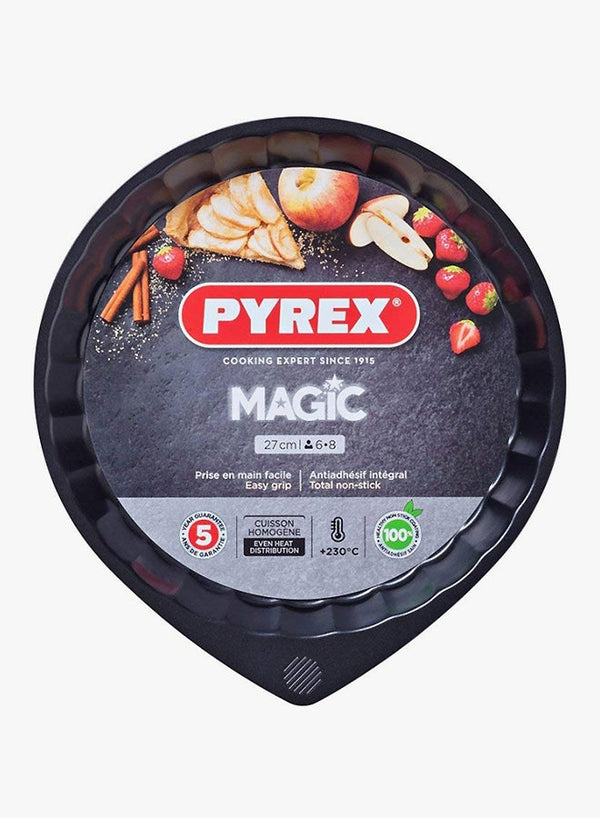 PYREX Magic Flan Pan Black 27cm