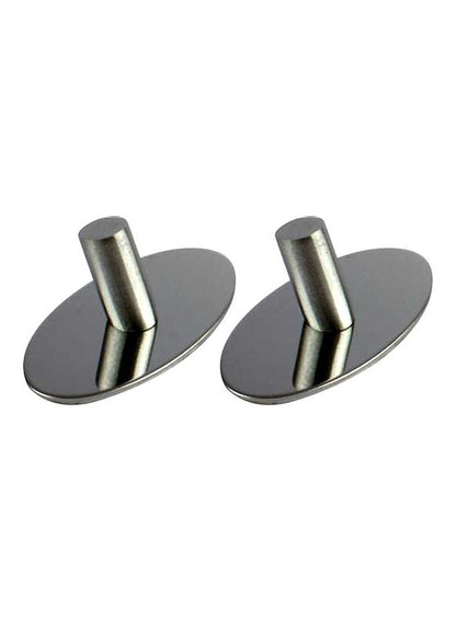 Wenko 2-Piece Piceno Hook Set Silver