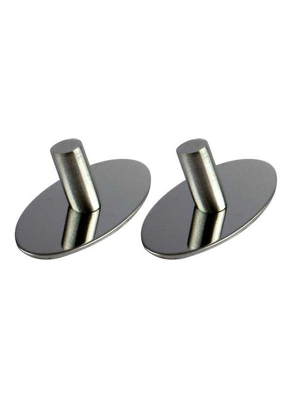Wenko 2-Piece Piceno Hook Set Silver