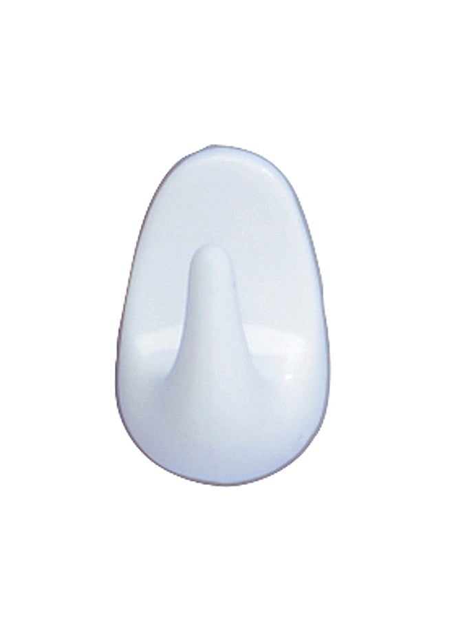 Wenko 6-Piece Midget Hook Set White