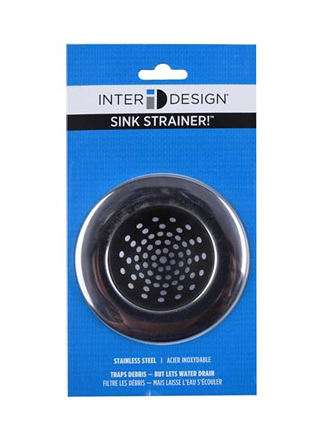 InterDesign Sink Strainer Polished Black