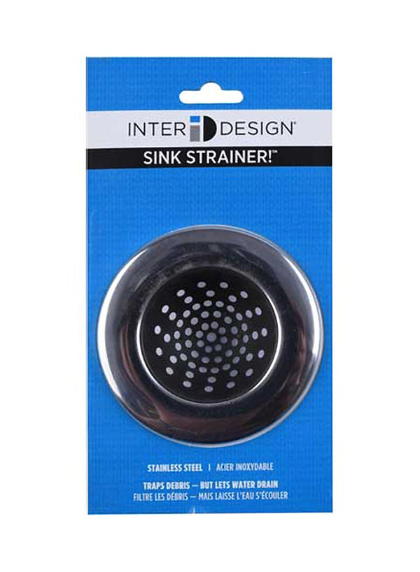 InterDesign Sink Strainer Polished Black