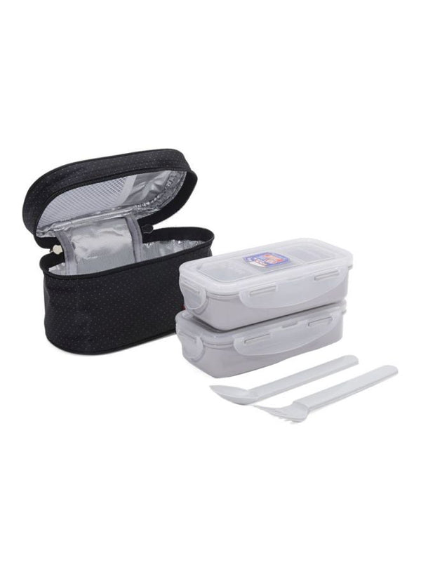 LocknLock 2-Piece Lunch Box Set with Bag
