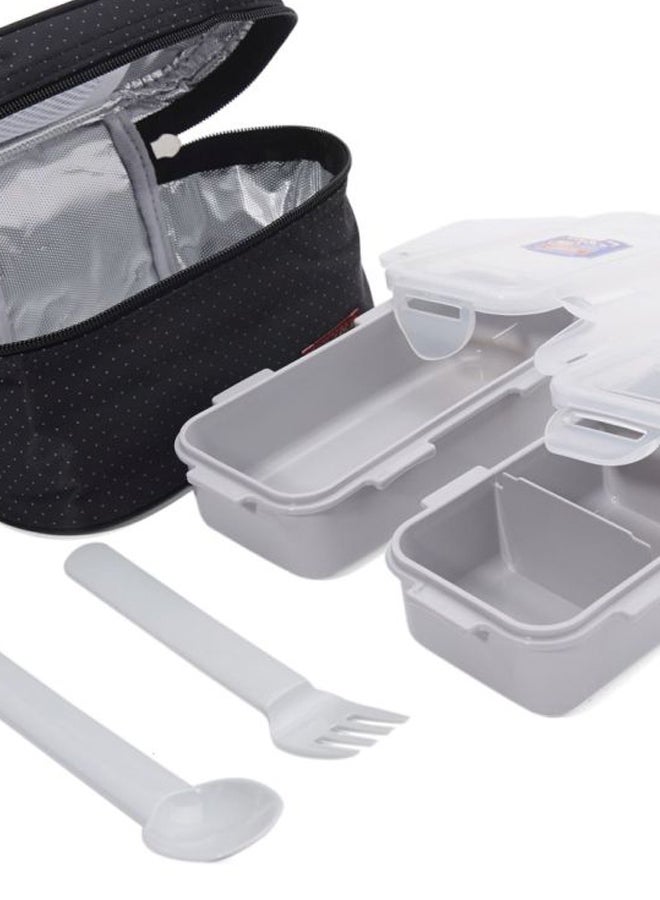 LocknLock 2-Piece Lunch Box Set with Bag