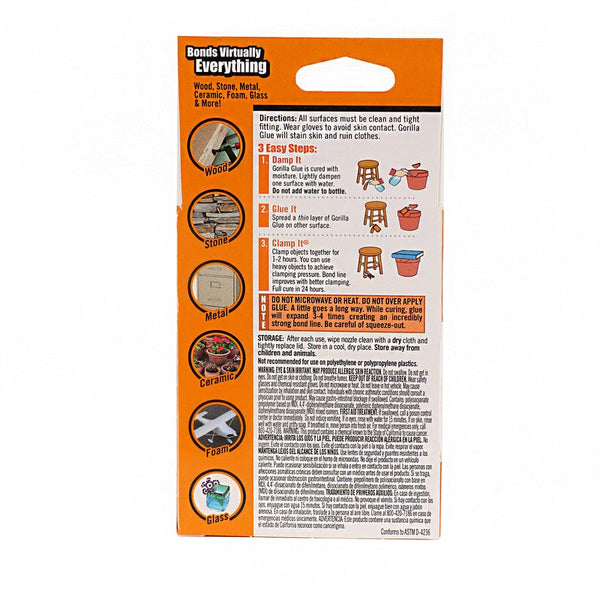 Gorilla Super Glue Clear 59ml