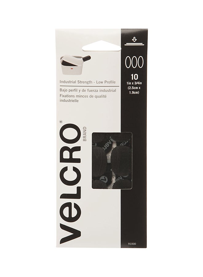 Velcro 10-Piece Industrial Strength Fastener