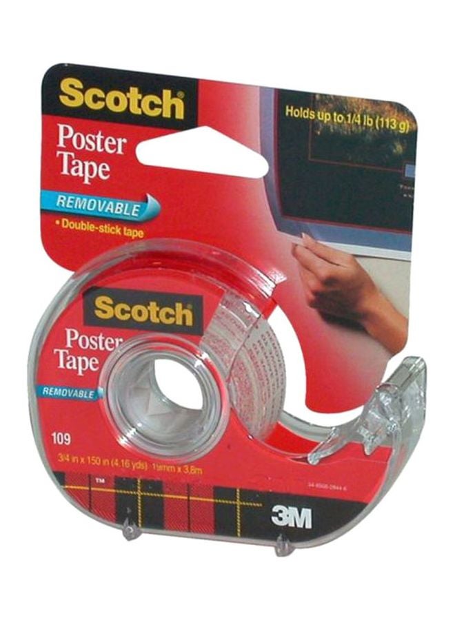 Clear Removable Poster Tape by Scotch