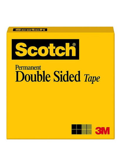 Scotch Permanent Double Sided Tape Roll 0.75 inch