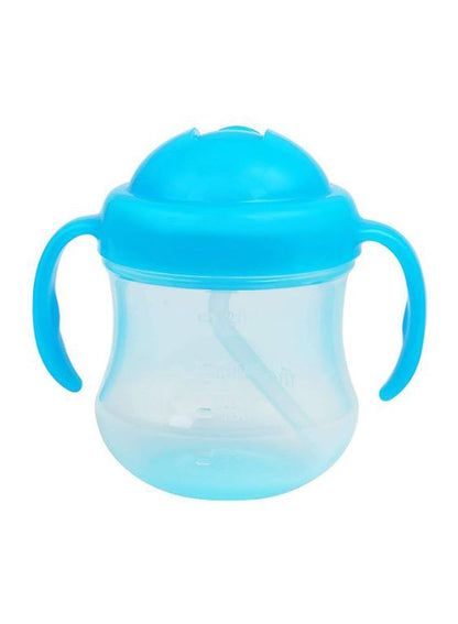 Pigeon MagMag Step 3 Straw Cup, 200 mL - Blue/Clear