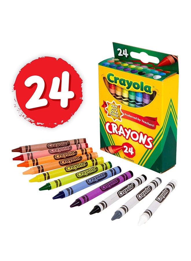 Crayola 24-Piece Crayon Set - Premium Quality Art Supplies