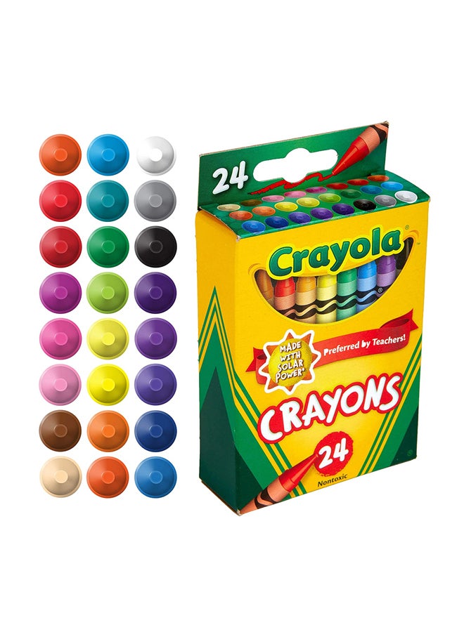 Crayola 24-Piece Crayon Set - Premium Quality Art Supplies