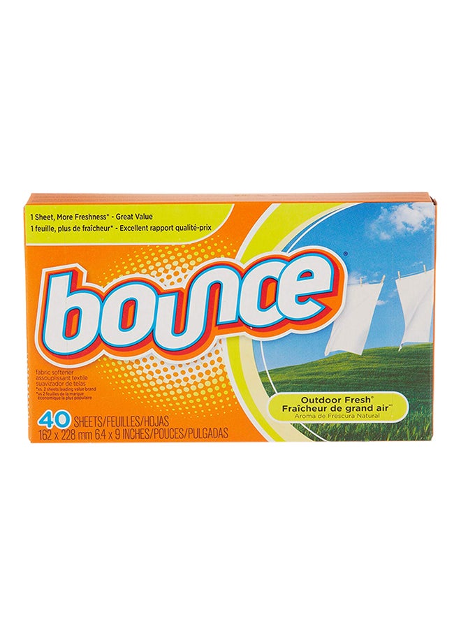 Bounce Outdoor Fresh Dryer Sheets 40 Sheets