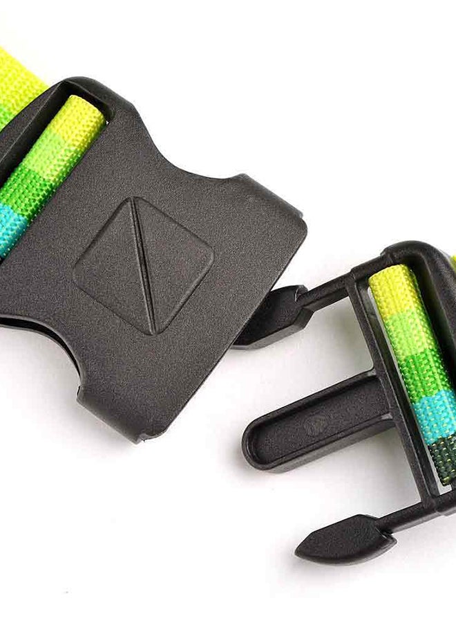 Travel Blue Luggage Belt Yellow/Green/Blue